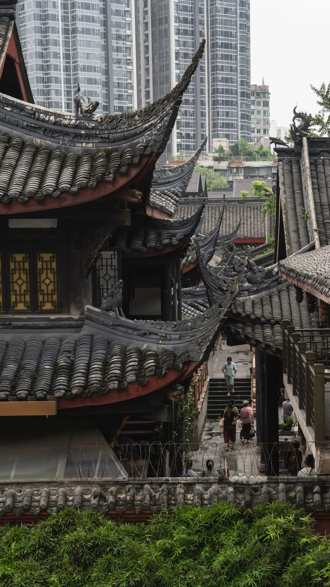 Modern Chengdu evening